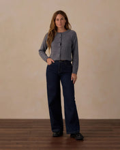 Load image into Gallery viewer, RYLEE &amp; CRU WOMEN'S FUZZY CARDIGAN MIDNIGHT
