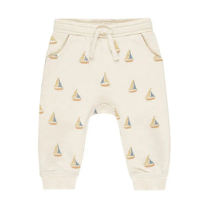 RYLEE + CRU SWEATPANTS || SAILBOATS