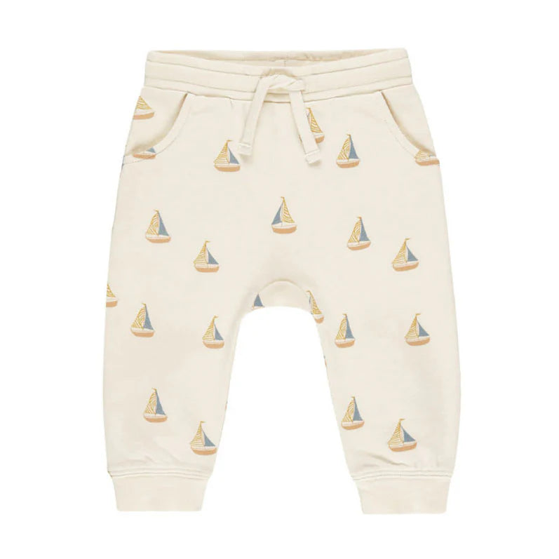 RYLEE + CRU SWEATPANTS || SAILBOATS