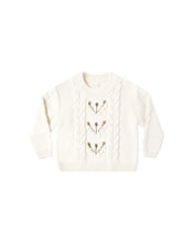 Load image into Gallery viewer, RYLEE &amp; CRU REAGAN SWEATER NATURAL
