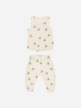Load image into Gallery viewer, RYLEE &amp; CRU TANK + SLOUCH PANT SET || SAILBOATS
