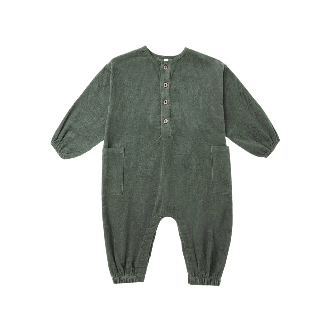 RYLEE + CRU RELAXED WOVEN JUMPSUIT || EVERGREEN