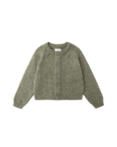 RYLEE + CRU FUZZY CARDIGAN || EVERGREEN