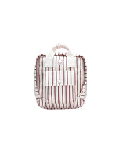 Load image into Gallery viewer, RYLEE + CRU MINI BACKPACK || BURGUNDY PINSTRIPE
