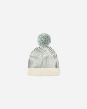 Load image into Gallery viewer, RYLEE + CRU BEANIE || GREEN STRIPE
