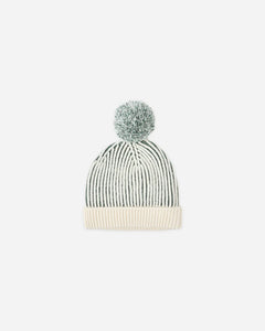 RYLEE + CRU BEANIE || GREEN STRIPE