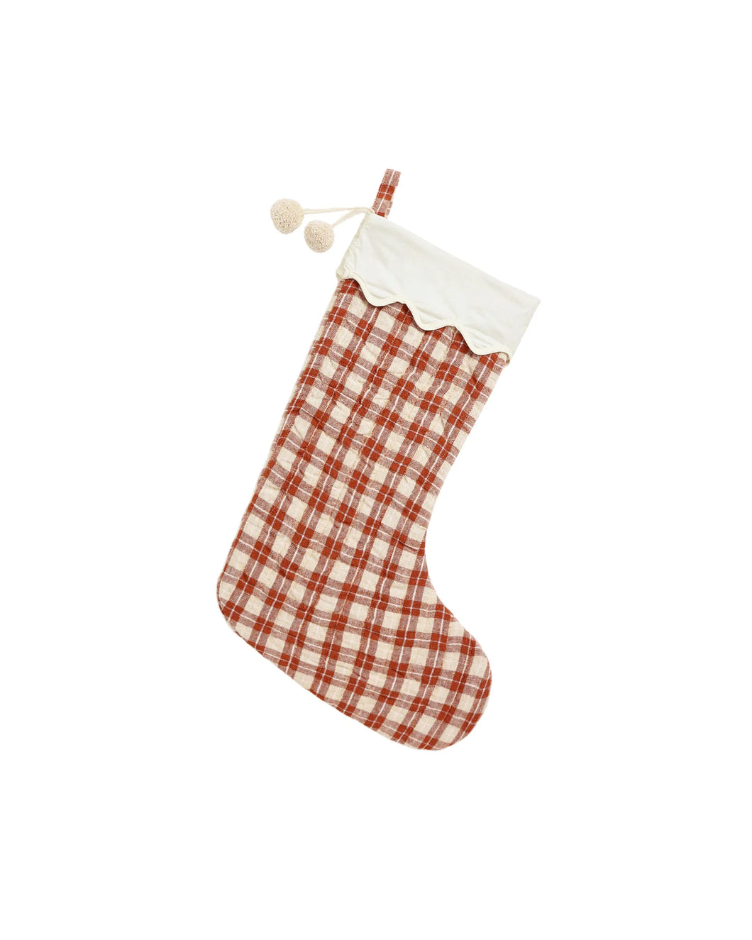 RYLEE + CRU CHRISTMAS STOCKING || RED PLAID