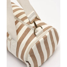 Load image into Gallery viewer, RYLEE &amp; CRU DUFFLE BAG FAWN PINSTRIPE
