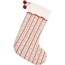 Load image into Gallery viewer, RYLEE + CRU NOEL STOCKING CANDY CANE LANE
