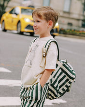 Load image into Gallery viewer, RYLEE + CRU QUILTED WINTER COAT || GREEN STRIPE
