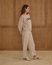 Load image into Gallery viewer, RYLEE + CRU BARREL PANT | BURGUNDY PINSTRIPE
