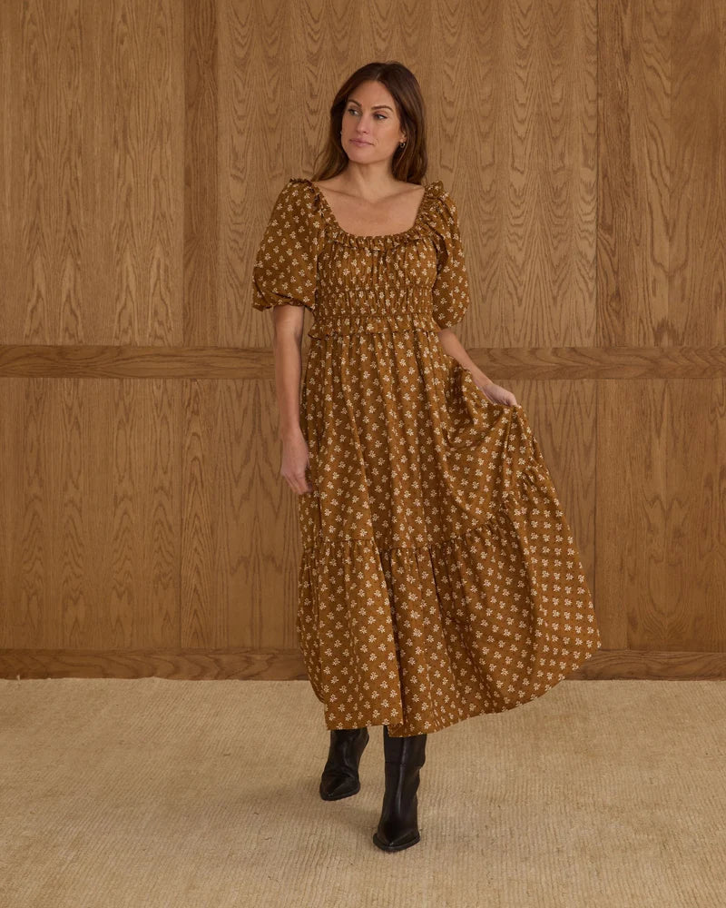 RYLEE + CRU TENLEY DRESS | GOLDEN FLEUR