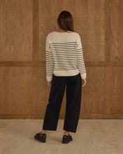 Load image into Gallery viewer, RYLEE + CRU JACQUES SWEATER | BLACK STRIPE
