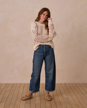 Load image into Gallery viewer, RYLEE + CRU JACQUES SWEATER || POPPY STRIPE
