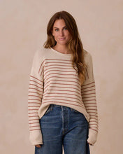 Load image into Gallery viewer, RYLEE + CRU JACQUES SWEATER || POPPY STRIPE
