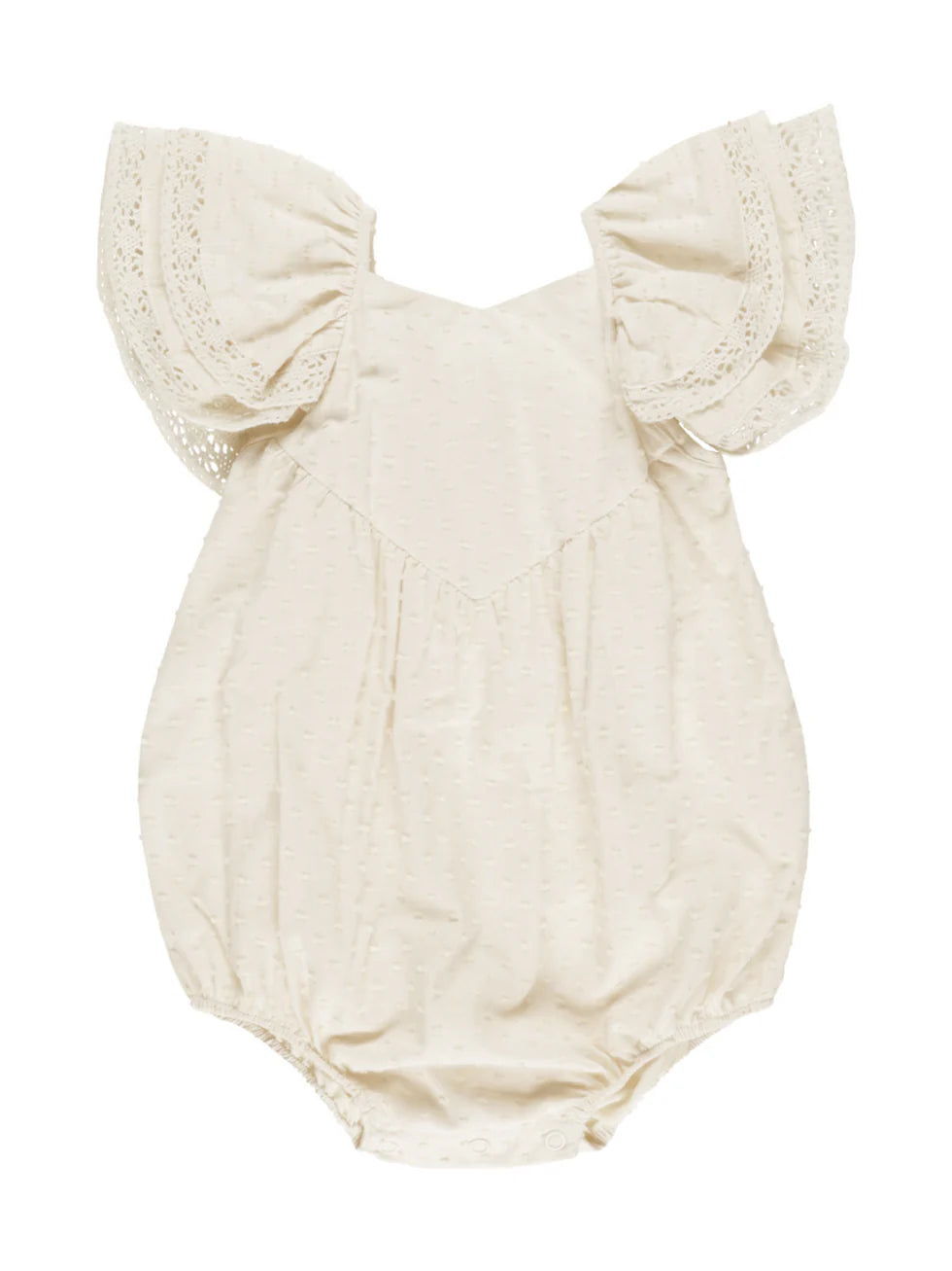 SALE - RYLEE + CRU ROXY ROMPER || NATURAL