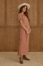 Load image into Gallery viewer, RYLEE + CRU CHIARA DRESS || RED PLAID
