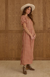 RYLEE + CRU CHIARA DRESS || RED PLAID
