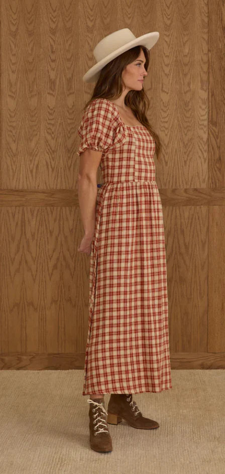 RYLEE + CRU CHIARA DRESS || RED PLAID