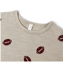 Load image into Gallery viewer, RYLEE + CRU TEE + PANT SET || FOOTBALLS
