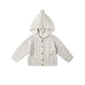 RYLEE + CRU TASSEL CARDIGAN || OATMEAL SPECKLE