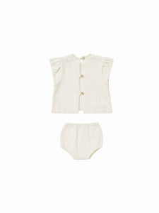QUINCY MAE PENNY KNIT SET || IVORY