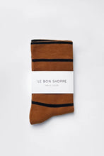 Load image into Gallery viewer, LE BON SHOPPE WALLY SOCKS || CAMEL

