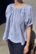 Load image into Gallery viewer, LE BON SHOPPE EMILY SHORT SLEEVE TOP || BLUE STRIPE
