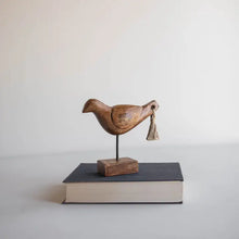 Load image into Gallery viewer, CROCKETT WOOD BIRD FIGURE

