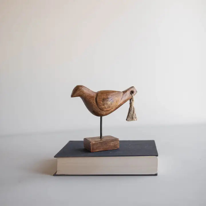 CROCKETT WOOD BIRD FIGURE