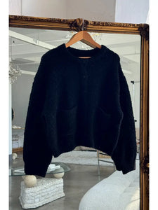 LE BON SHOPPE MILLIE CARDIGAN || BLACK