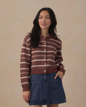 Load image into Gallery viewer, RYLEE &amp; CRU WOMEN'S CHEYENNE CARDIGAN MULBERRY MULTI-STRIPE
