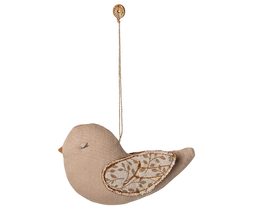 PREORDER - MAILEG FABRIC ORNAMENT, BIRD - BRANCHES - BLUE