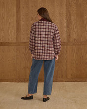 Load image into Gallery viewer, RYLEE + CRU NASHVILLE QUILTED JACKET | BURGUNDY PLAID
