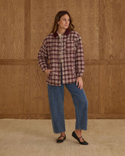 Load image into Gallery viewer, RYLEE + CRU NASHVILLE QUILTED JACKET | BURGUNDY PLAID
