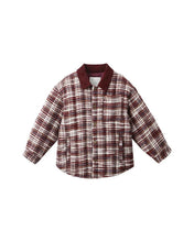Load image into Gallery viewer, RYLEE + CRU NASHVILLE QUILTED JACKET | BURGUNDY PLAID
