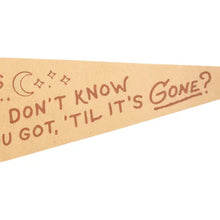 Load image into Gallery viewer, OXFORD PENNANT JONI MITCHELL BIG YELLOW TAXI PENNANT
