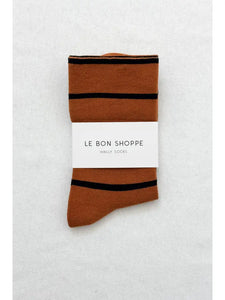 LE BON SHOPPE WALLY SOCKS || CAMEL