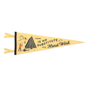 OXFORD PENNANT - THERE IS NO SUBSTITUTE FOR HARD WORK PENNANT