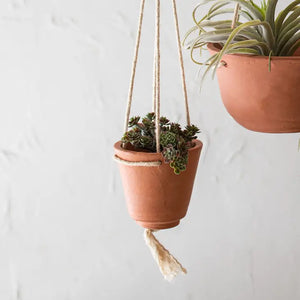 MONET HANGING TERRA COTTA PLANTER