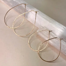 Load image into Gallery viewer, Teardrop Hoops - Large
