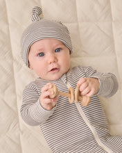 Load image into Gallery viewer, QUINCY MAE WAFFLE SLEEP SET MIDNIGHT MICRO STRIPE

