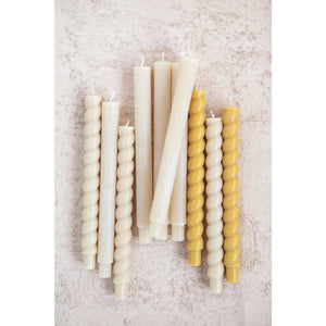UNSENTED TAPER CANDLES || IVORY
