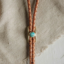 Load image into Gallery viewer, Shepherd Bolo Tie // Turquoise
