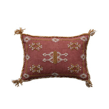Load image into Gallery viewer, EMBROIDERED LUMBAR PILLOW
