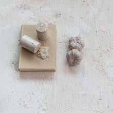 Load image into Gallery viewer, TRAVERTINE SALT + PEPPER SHAKERS
