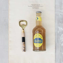 Load image into Gallery viewer, MARBLE, RESIN + WOOD BOTTLE OPENER
