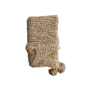 CHUNKY WOVEN KNIT THROW || NATURAL