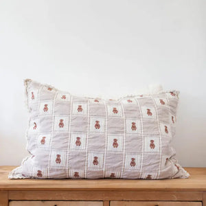 NEW GRAIN PATCHWORK PILLOWCASE || TEDDY