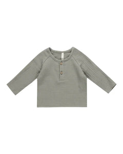 QUINCY MAE ORGANIC ZION SHIRT || BASIL